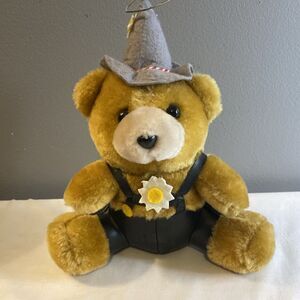 Lederhosen Brown Teddy Bear Euro Souvenirs Tourist Gerhardshofen Germany Plush